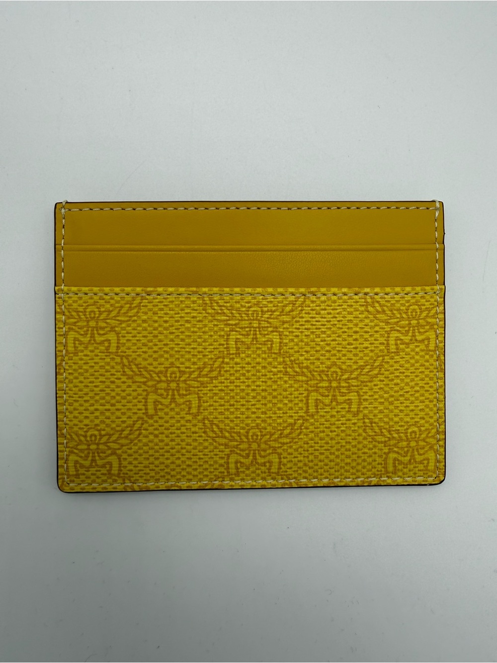 MCM HIMMEL CARD CASE IN LAURETOS LEMON GOLD - Picture 9 of 11
